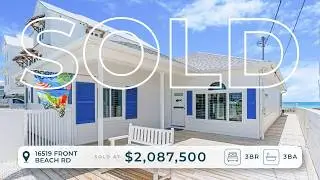 Home Tour: 16519 Front Beach Rd | Gulf-Front 3BR/3.5BA Cottage Just Steps from Pier Park