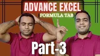 Advance Excel from Scratch for beginners | Formula Tab Part - 3 #advanceexcel #computerhacks
