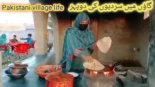 Winter Afternoon in The Village | Sohanjna Aloo Matar Recipe | Village Festival