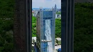 Waterfall Inside a Skyscraper