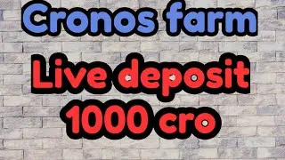 Cronos Farm / Earn up to 3.5% daily + 5% bonus - Live deposit and tutorial