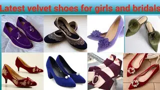 Velvet shoes for girls and bridals|Trended velvet shoes for girls and women|Velvet shoes Ideas