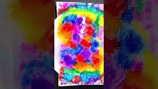 Looked way better with washable makers#art #colorful #diy #cool #viral #fun