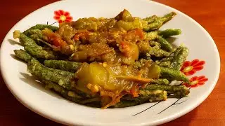 Menu Hari Ini Goreng Buncis Dengan  Sambal Cabe Hijau 