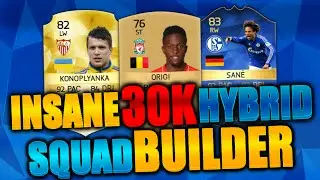 FIFA 16 INSANE OVERPOWERED 30K HYBRID SQUAD BUILDER!