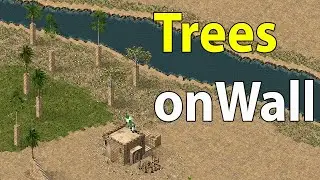 Tree On Wall Hack + Trick Stronghold Crusader  | Stronghold Crusader Tree Hack