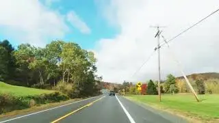 October Drive from Walton NY to Masonville NY, Fall Colors, Autumn Sunday Driving