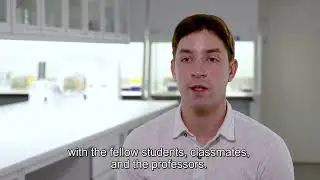Patrik studying biotechnology in the Biotech City