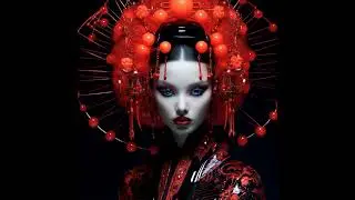 GEISHA RED #fashioninnovation #futuristicfashion #tokyovibes