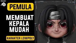 Tutorial Head Modeling Simple In Blender 2.92 (1/6)