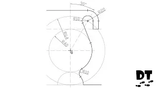 Tangencias desde cero – Ejercicio 27 | Dibujo Técnico paso a paso