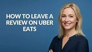 HOW TO LEAVE A REVIEW ON UBER EATS - Julia'sTutorials