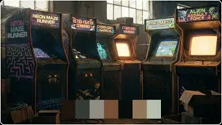Forgotten Arcade &mdash; Cinematic Color Palette | Color Vibe Archive