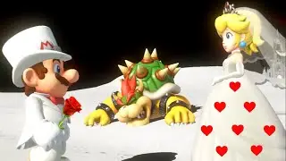 Mario Proposes to Peach - Super Mario Odyssey Ending