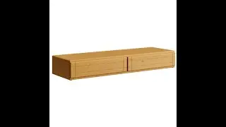 Solid Wood Under Bed Storage - Bunk Beds Canada