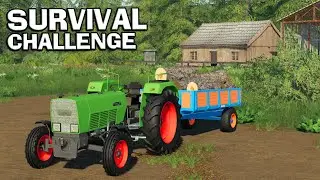 STARTING WITH &pound;0 - Survival Challenge No Mans Land FS19 Ep 1