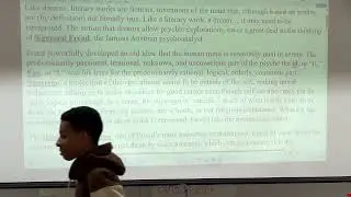 Mr. Kelly&rsquo;s English Class | Psychoanalytic Literary Theory by Sigmund Freud | Lecture Hall