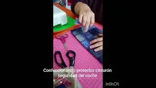 Protector cintur&oacute;n seguridad del coche. Personalizable con las telas que tengo disponibles