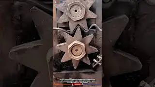 Innovation Technology Gear Bending Machine: Zig-Zag Iron Bending #tech
