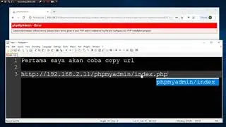 Cara Mengatasi Error phpMyadmin Cannot start session without errors