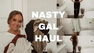 nasty gal try-on haul | loungewear, business clothes | summer 2021