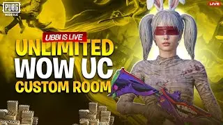 PUBG MOBILE UNLIMITED LIVIK+WOW CUSTOM ROOM | RP GIVEAWAY UBBI IS LIVE | #pubg#pubgmobile #live