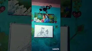 maa mamata yashoda maa kanha #drawing #trending #vairal #art#video