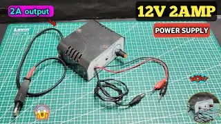 12V Power Supply from Old Charger 🛡️ Full Safety Test | technical punit Experiment