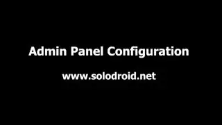 Universal Admin Panel Configuration (works in our all admin panel products)