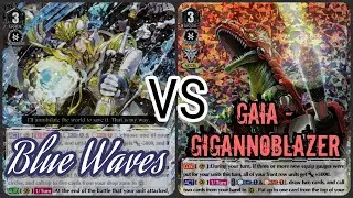 Tachikaze Gaia/Gigannoblazer против Aqua Force Blue Waves | Премиальный одиночный матч Cardfight Vanguard V!