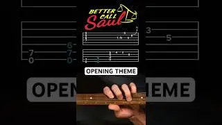 Better Call Saul Theme - Guitar POV [Tabs On Screen]