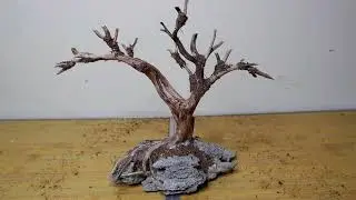 cara membuat hardscape bonsai untuk pemula