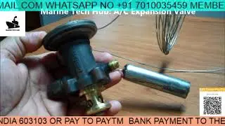 Air Conditioner : Expansion Valve : Important Tips For Engineers