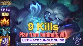 Wild Rift Nunu & Willump Jungle Guide - How To Play From Behind And Win - Build, Runes, Gameplay