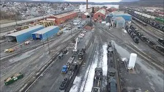 Juniata Shops Fly-By