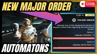 🔴 Helldivers 2 | NEW MAJOR ORDER Liberate MENKENT Or AESIR PASS