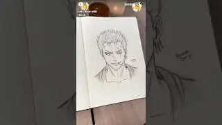 Zoro drawing onepiece anime#animeart #2026 #tranding #viral #art