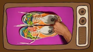 Drew Visuals - Cool Breeze and Palm Trees Custom Vans