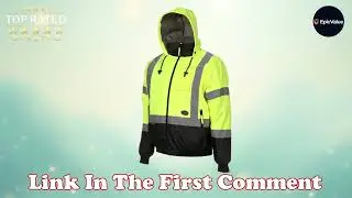 5 Star Pioneer Hi Vis Safety Bomber  Waterproof ANSI Class 3 Jacket