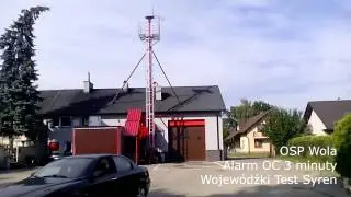 OSP Wola #vlog 146 Alarm OC 3 minuty - test syren