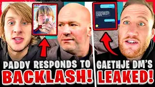 Paddy Pimblett RESPONDS to MAJOR BACKLASH! Justin Gaethje LEAKED MESSAGES! Sean Strickland FOOTAGE!