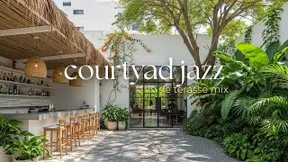 RELAXING JAZZ CAFE | OPEN AIR COFFEE SHOP FEELS ☀️🎷 | OUTDOOR MUSIC