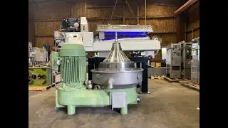 WESTFALIA MSE-500 Disc Stack Dairy Centrifuge - Bowl Balance