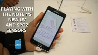Playing with the Note 4's new UV and SpO2 sensors