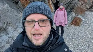 On the beach in Cornwall with WOLD'S Paranormal UK 
