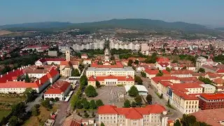 Alba Carolina Citadel Seen from Above | Alba Iulia | Transylvania | Romania | 4K