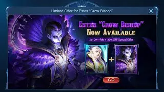 Mobile Legends: ESTES CROW BISHOP SKIN!!!