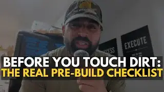 The Pre-Dirt Checklist Every Infill Builder Misses (Part 1)