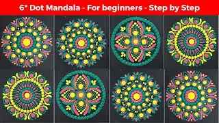 Dot Mandala for beginners | Step by Step | 6