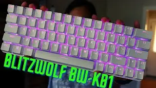 60% With Arrow Keys! Blitzwolf BW-KB1 60% Bluetooth Mechanical Keyboard Review